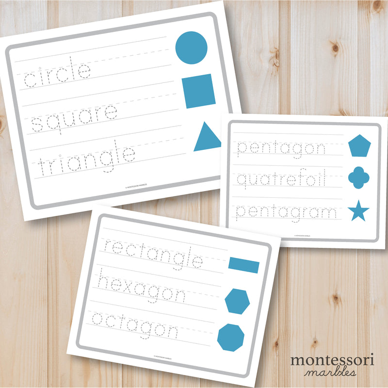 Shapes Handwriting Pages
