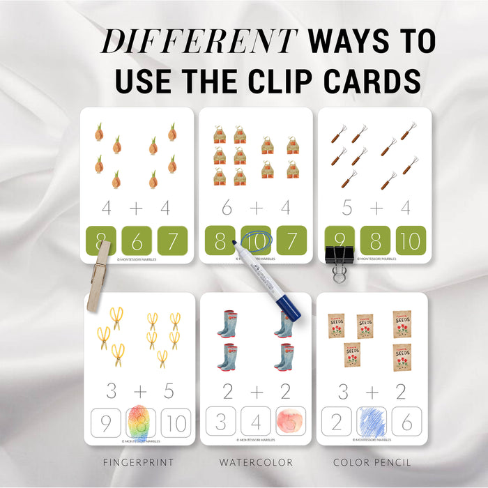 Gardening Addition Clip Cards