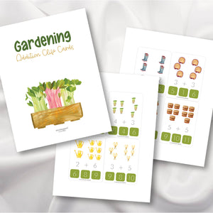 Gardening Addition Clip Cards