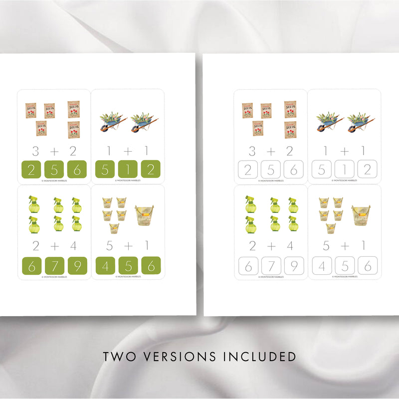 Gardening Addition Clip Cards