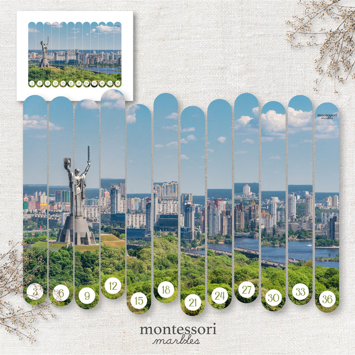Ukraine Craft Sticks Puzzles