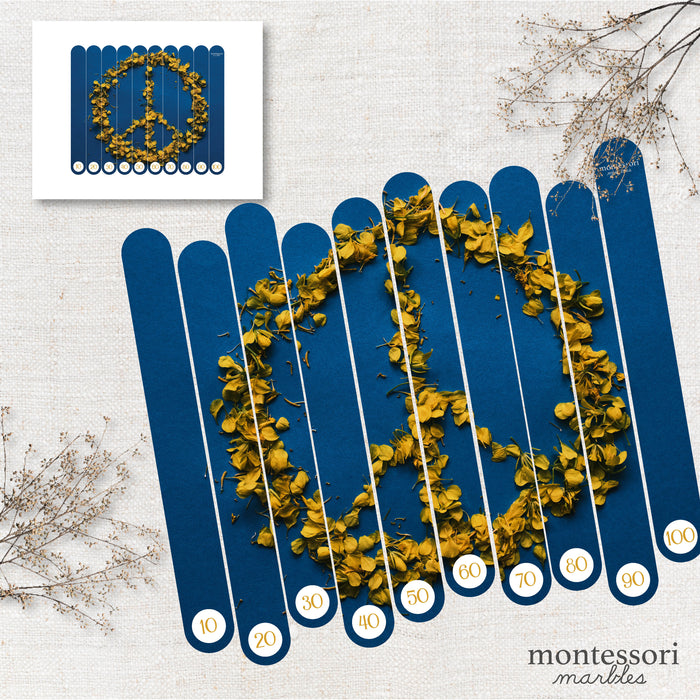 Ukraine Craft Sticks Puzzles