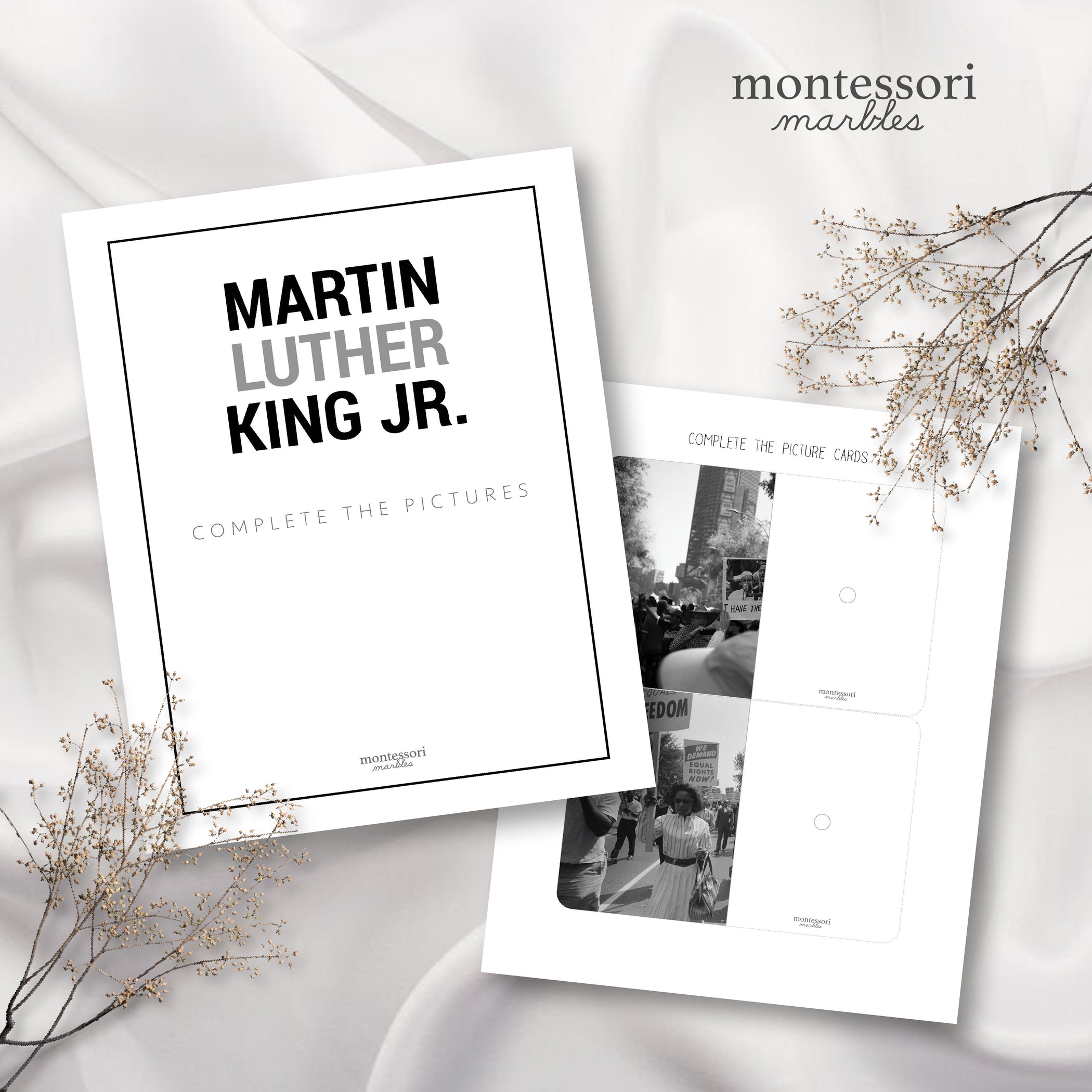 Martin Luther King Jr Day Complete Pictures | 8 Sets MLK Ages 4-8 PDF ...