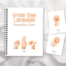 Load image into Gallery viewer, Greek Sign Language Nomenclature Cards
