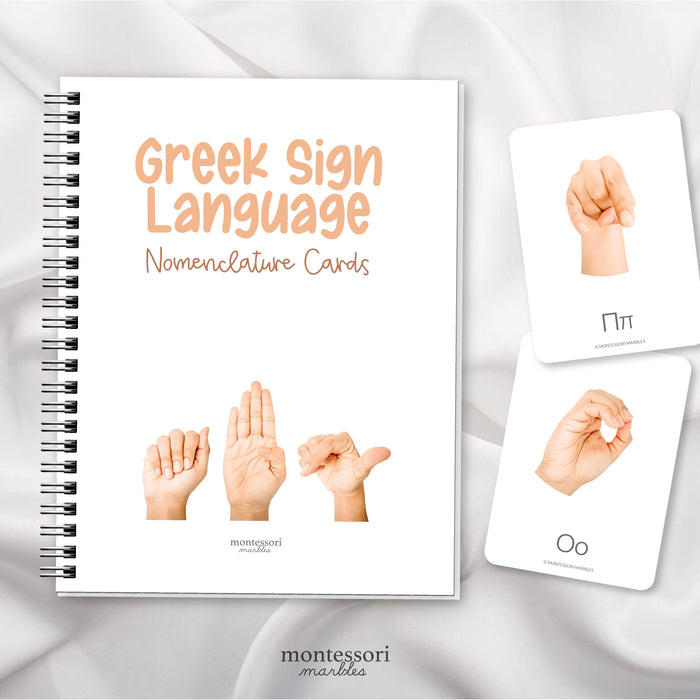 Greek Sign Language Nomenclature Cards