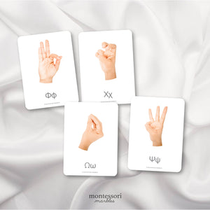 Greek Sign Language Nomenclature Cards