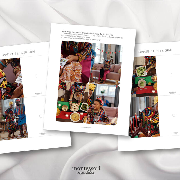 Kwanzaa Complete the Pictures