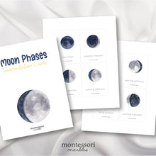 Load image into Gallery viewer, Moon Phases Nomenclature Cards
