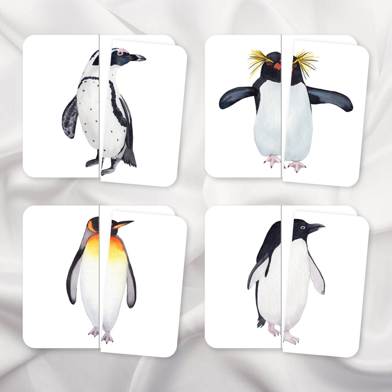 Penguins Two-Piece Puzzles