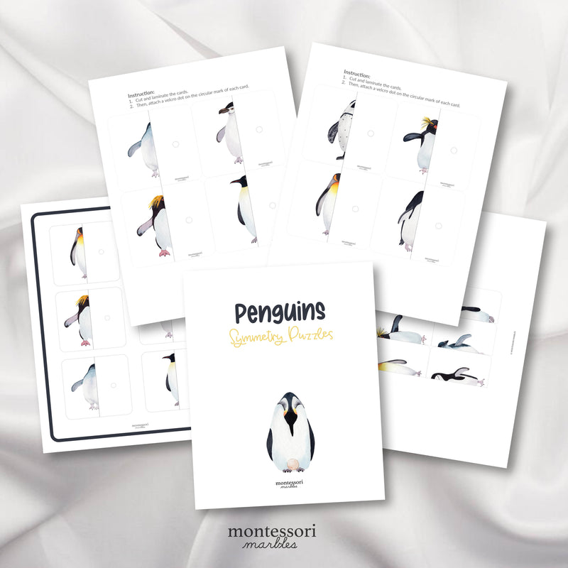 Penguins Two-Piece Puzzles