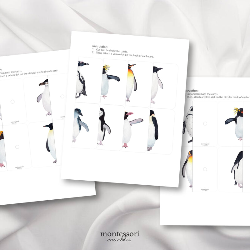 Penguins Two-Piece Puzzles