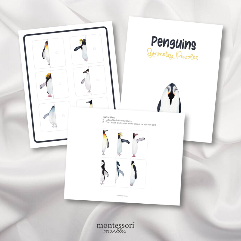 Penguins Two-Piece Puzzles