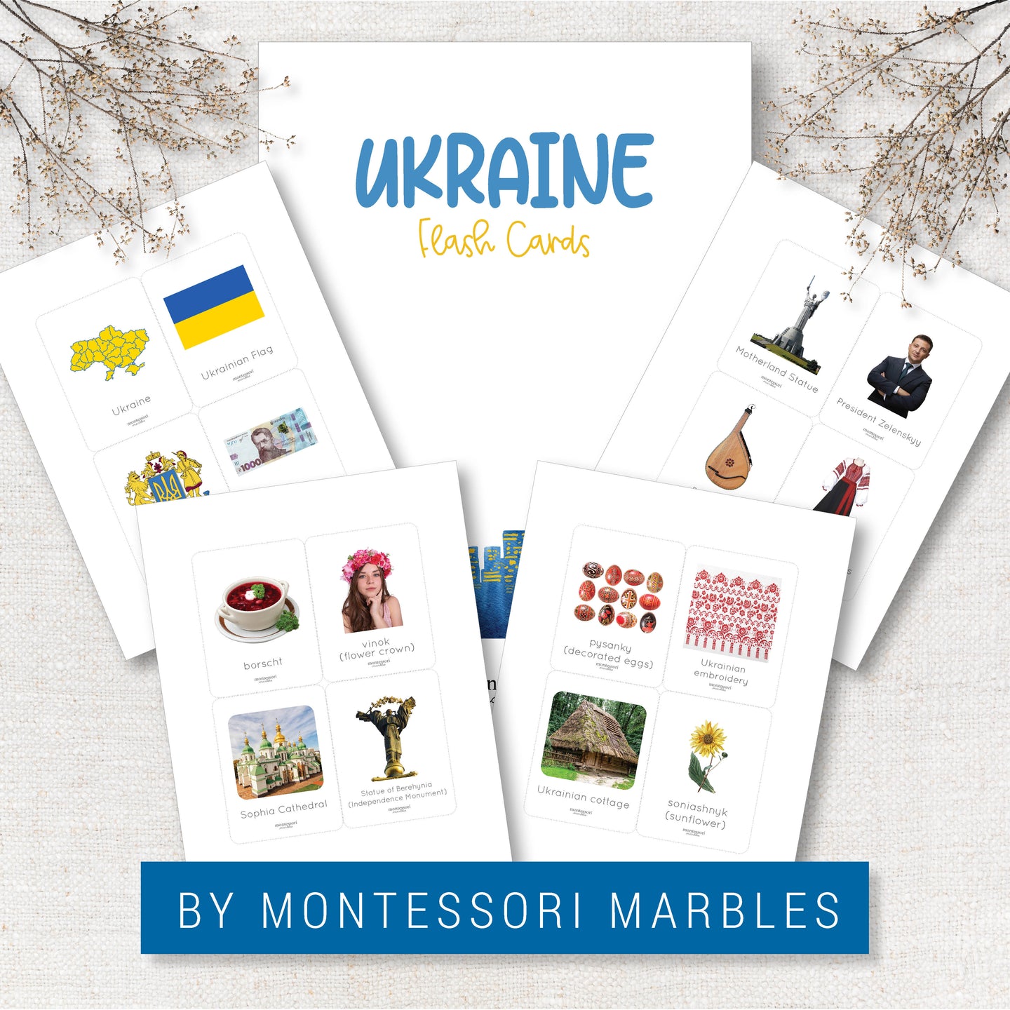 Ukraine Flash Cards