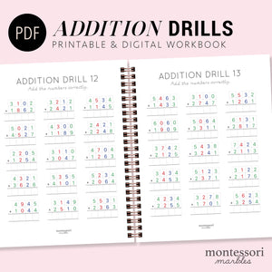 Addition Drills Workbook Level 4