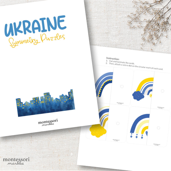 Ukraine Symmetry Puzzles